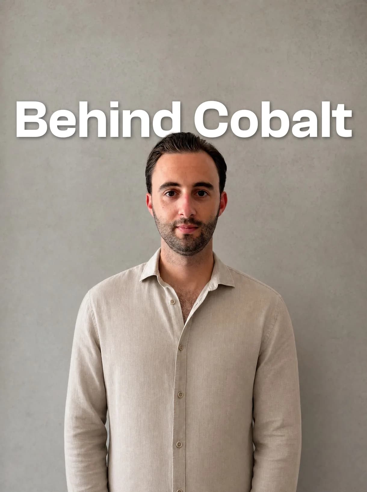 Liam Sammut, the person behind Cobalt Studio